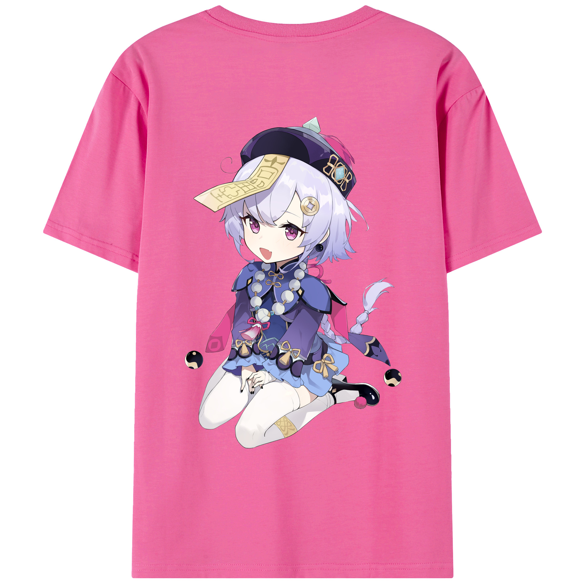 げんし神 七七 なな  genshin Nana レディース半袖Tシャツ(バックプリント)